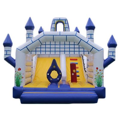 MYTS Snowy White Inflatable Playground Bounce House
